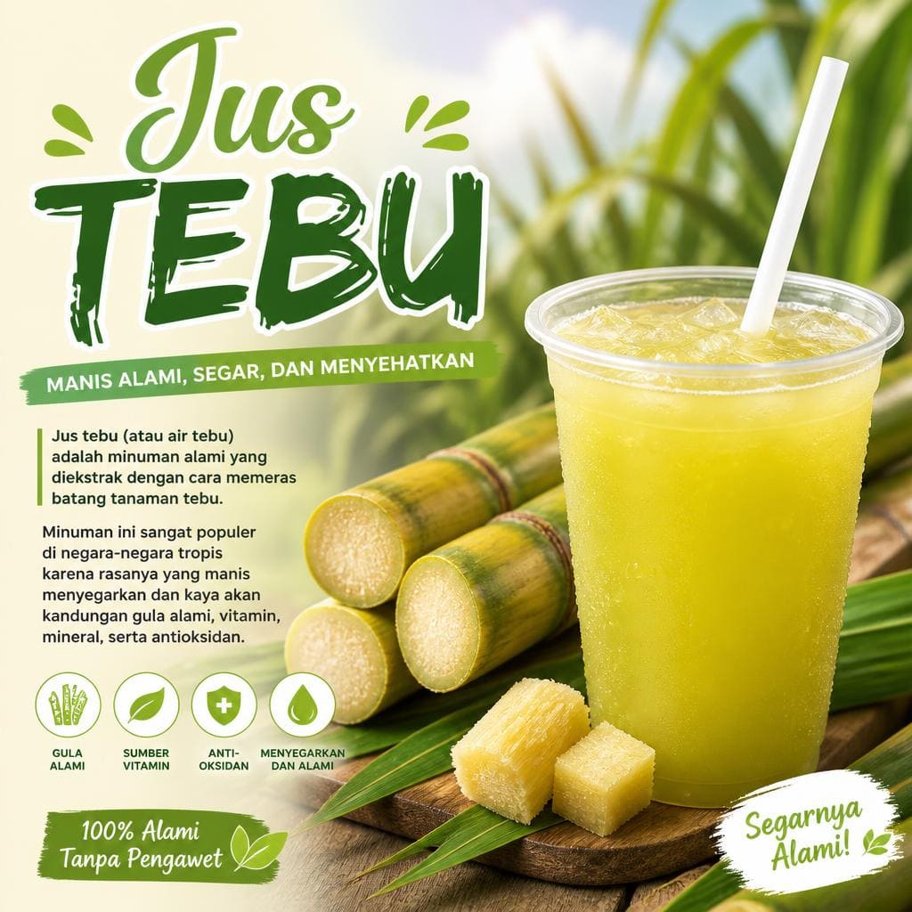 Jus Tebu dari kategori jus tebu Gopek House